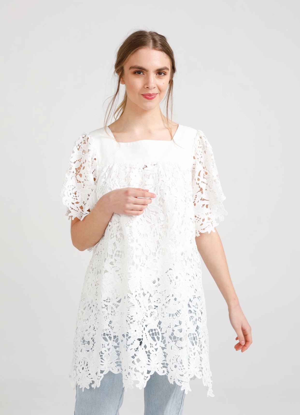 FLORENCE LACE DRESS – Miss Rose Sister Violet