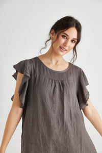 Bella Linen top. assorted colours