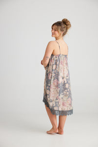 Blossom Rose dress. Charcoal Rose