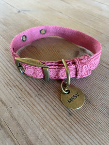 Walk in Style - Lace Dog Leash - Raspberry