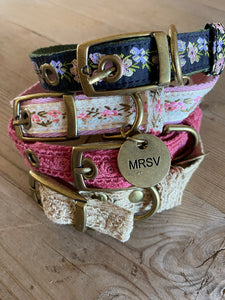 Walk in Style Dog Collar - Pink Floral