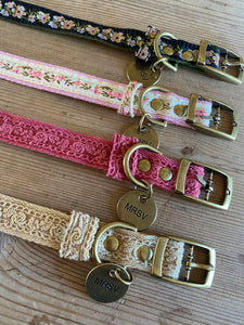 Walk in Style Dog Collar - Pink Floral