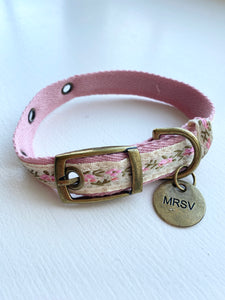 Walk in Style Dog Collar - Pink Floral