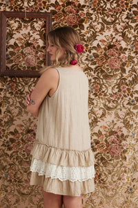 Emma Linen and lace Dress.