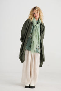 Harper Lee Linen jacket. Khaki