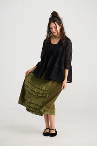 Fable skirt. Moss