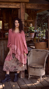 Florizel top.. Antique Rose