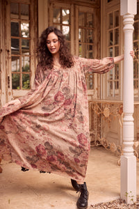 Arcadia Maxi dress. Antique Rose