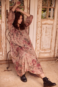 Arcadia Maxi dress. Antique Rose