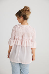 Isabella blouse/jacket. Ballerina Pink