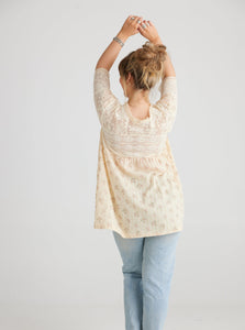 Miss Primrose lace top. Sweet floral .