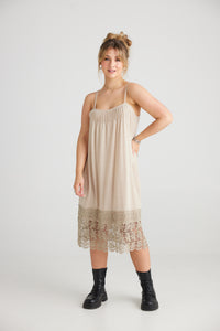 Marisol Lace edged dress.  Sandcastle