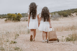 Graceful Heart tulle dress. White.