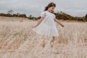 Graceful Heart tulle dress. White.