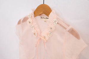 Baby and child Pixie Capelet. Blush.