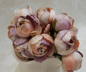 Dogwood Rose Posy lilac and peach