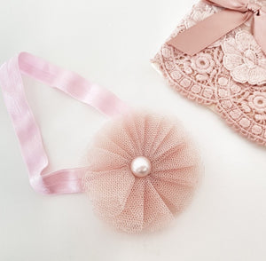 Mimi baby tulle flower band