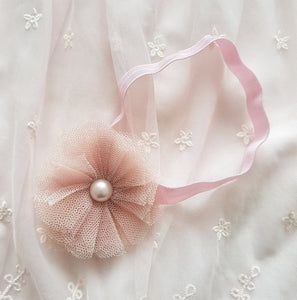 Mimi baby tulle flower band