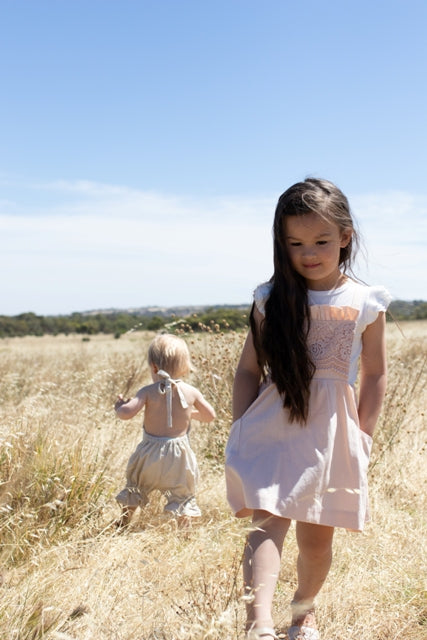 Lace clearance pinafore dress