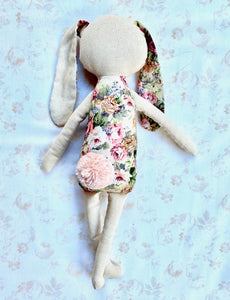 PETAL Bunny.  large pink floral