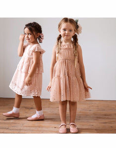 Twinkle Twinkle Little Star Dress,  Rose Gold.