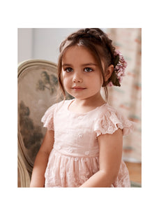 Blossom Baby lace dress. Blush