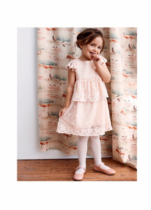 Blossom Baby lace dress. Blush