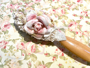 Decorative clothes brush. Vintage Pink