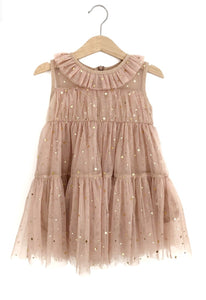 Twinkle Twinkle Little Star Dress,  Rose Gold.