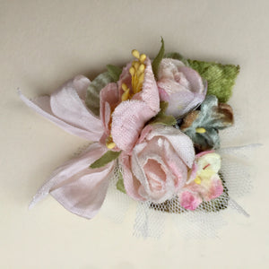 Rosebud  Posy slide/brooch