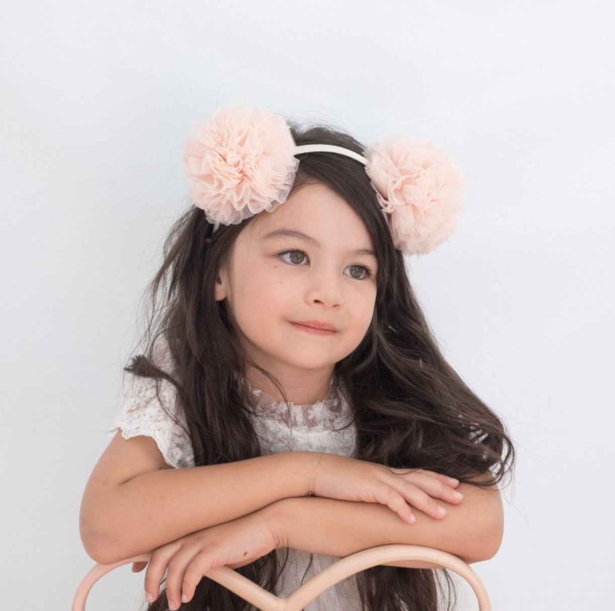 Baby girl sales pom pom headband