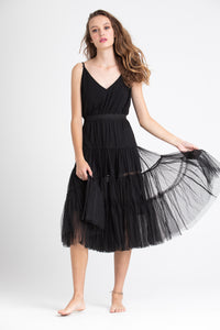 Ariette Tulle Tutu in Midnight Black.