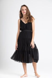 Ariette Tulle Tutu in Midnight Black.