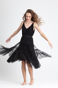 Ariette Tulle Tutu in Midnight Black.