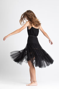 Ariette Tulle Tutu in Midnight Black.