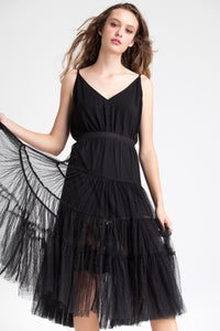 Ariette Tulle Tutu in Midnight Black.