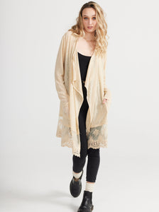 The Poet Cardigan. Blush