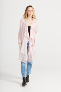 The Poet Cardigan. Blush