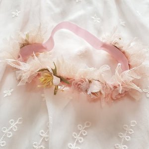 Josie . childrens flower and tulle baby band