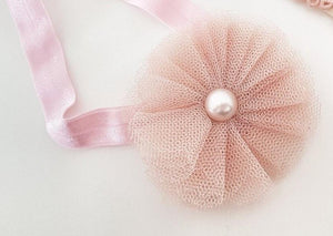 Mimi baby tulle flower band