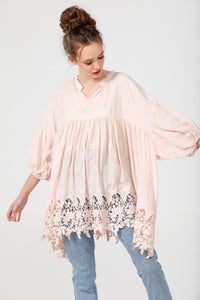 French Lace Smock. assorted colours