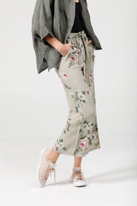 Eva Linen  floral pants   Seamist