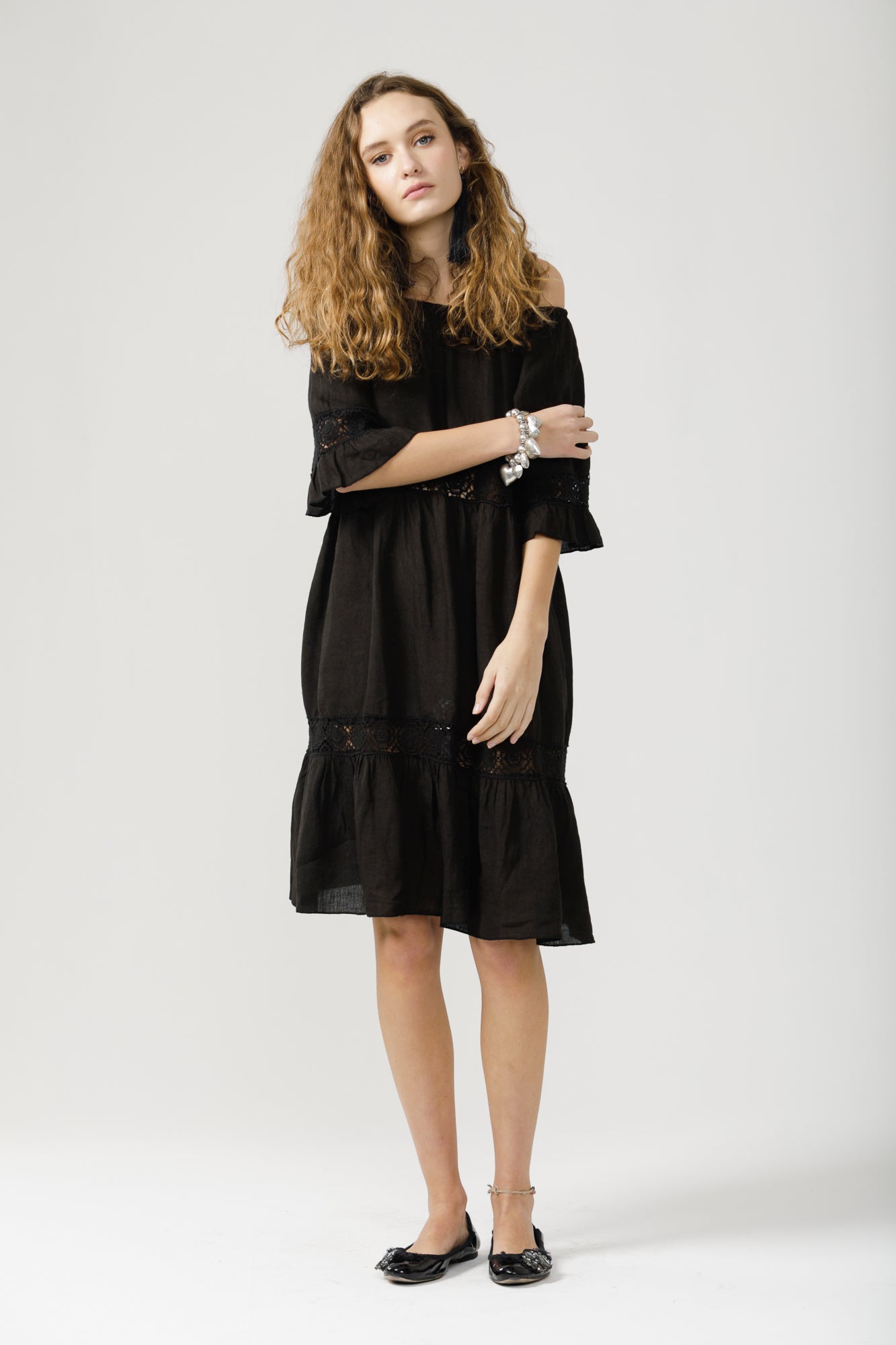 Coast ros tiered lace hot sale dress